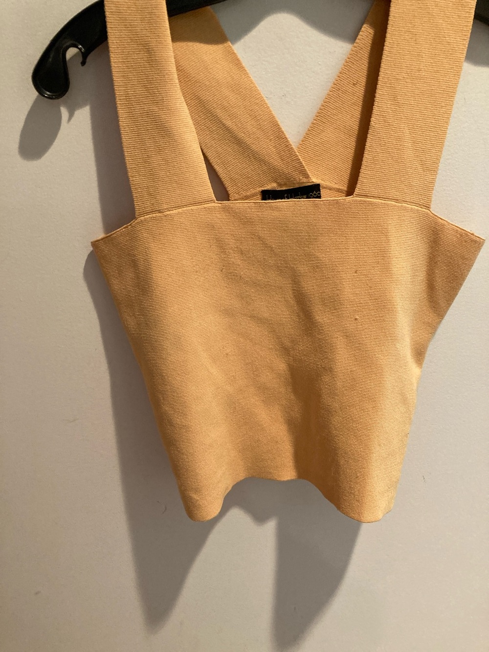 Mustard Square-Neck Crop Tank small
Pit 15” stretches to 16” - Picture 2 of 3